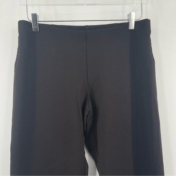 EILEEN FISHER Pants Black Stretch Pullon Pants Spandex Washable Size Medium - Picture 5 of 11
